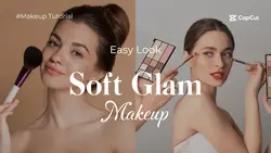 Easy Makeup Tutorial Soft Glam Youtube Thumbnail