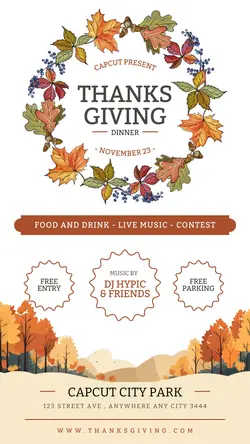 THANKSGIVING DINNER