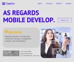 Business mobile develop introduction Minimalist 