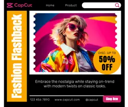 Fashion 90s Promotion Facebook Post