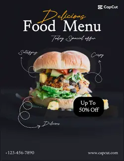 Download Delicious Food Template For TikTok
