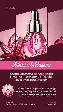 Beauty and Personal Care, Display Product, Tiktok Pink Rose Parfume