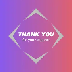Post instagram card thank you pinky