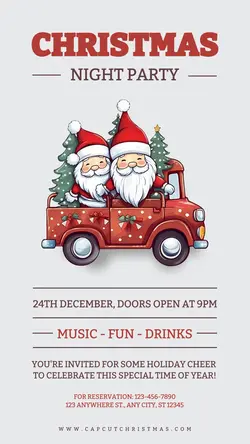Christmas Night Party Instagram Story