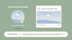 Non-marketing Youtube Endscreen