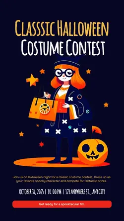 Halloween Costume Party Tiktok Post