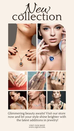 New Collection Jewelry Template Instagram Story