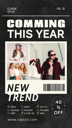 Fashion sales promotion Story Post Classic post