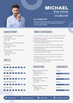 Non-Marketing Social Media Marketing Resume Modern