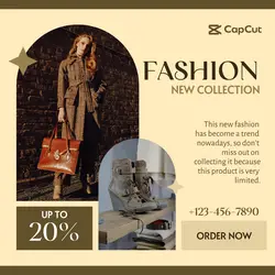 New Fashion Woman Casual Brown