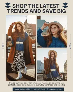 Casual Fashion Promotion Instagram Post