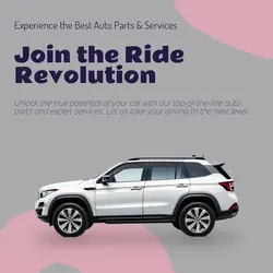 Cars & Auto parts Invitation