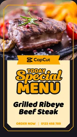 Food and Beverage Grilled Ribeye Steak