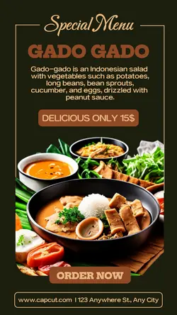 Food & Gado Gado Instagram Story