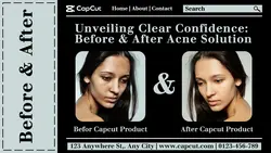 Beauty and Personal Care Before & After Display