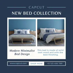 Furniture Bed Product Display Instagram Post