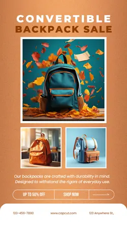 Backpack Sale - Instagram Story