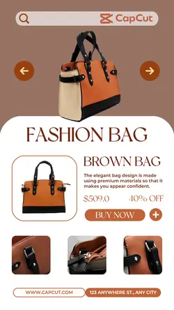 Fashion Bag Promotion Page