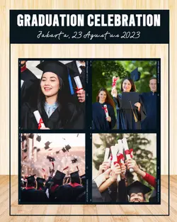Non-marketing Photo collage graduation celebration
