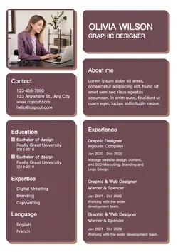 Graphic Designer Resume Business