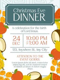 Christmas Eve Dinner Poster