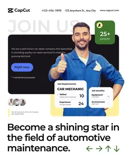 Car Car mechanic Recruitment Simple