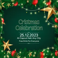 Cristmas Celebration Instagram Post