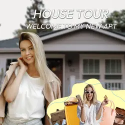 House Tour Vlog Youtube Thumbnail