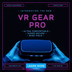 VR Electronic Product Display Instagram Post