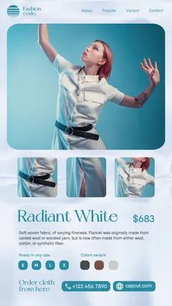 Female Fashion Display Instagram Story