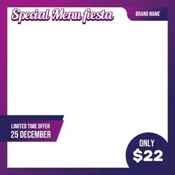 E-Commerce Food and Beverage Frame