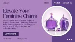 Perfume Promotion Page