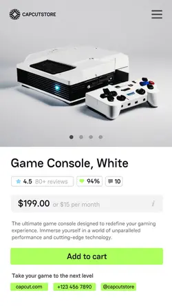 Game Console Product Promotion Instagram Story