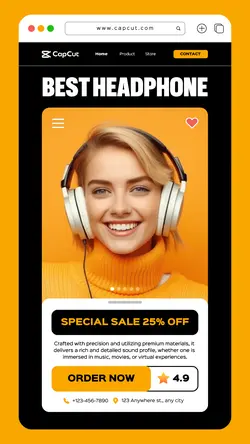 Best Headphone Promotion Instagram Story