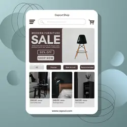 Modern Furniture Promotion Poster