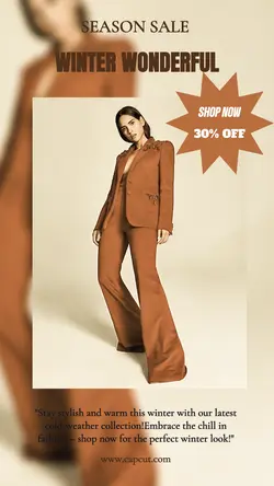 Fashion Clothing Promotions Instagram Story Nude