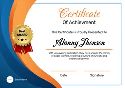 Non-marketing Education - Certificate 