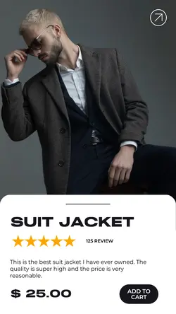 2024hot Promotional Page Activity Page Men's Clothes