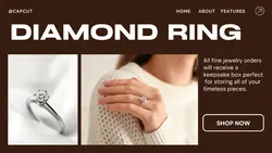 Fashion Jewerly Diamond Ring Product Display Youtube Thumbnail