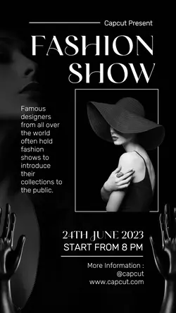 Fashion Show Instagram Story