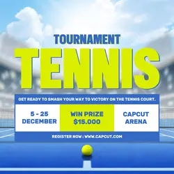 Sport Tournament Tennis Instagram Post