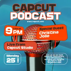 Live Podcast Instagram Post