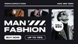 Man Fashion Promotion Page