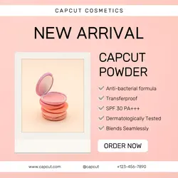 Beauty Powder Product Display Instagram Post