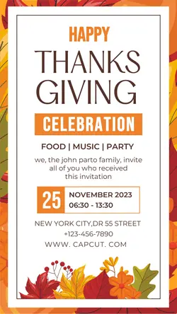 Thanksgiving day instagram post