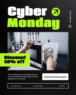 Cyber Monday Electronic Sale Instagram Post