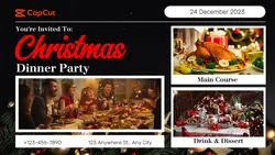 Christmas Party Invitation You Tube Thumbnail