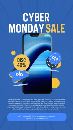 Cyber Monday Sale Tiktok Post