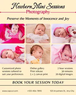 NEWBORN MINI  SESSIONS PHOTOGRAPHY IG PORTRAIT