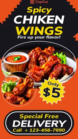 Chiken Wings Promotion Instagram Story